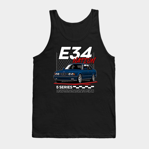 E34 5 Series Tank Top by squealtires